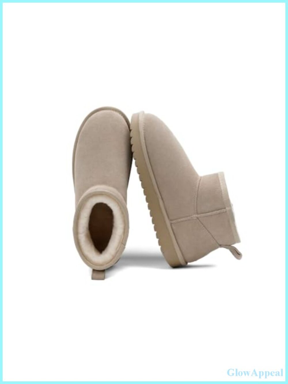 Winter Snow Boots for Women Cozy Plush Line Suede Boot